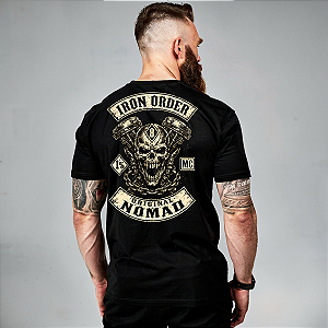 Camiseta Motorcycle Iron Order Nomad MC 1% Mamba