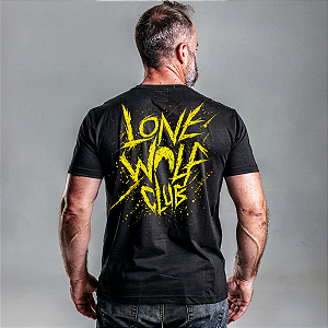 Camiseta Motorcycle Lone Wolf Club Mamba Army Concept