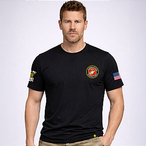 Camiseta Militar Tradicional USMS Marines Corps EUA