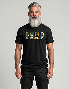 Camiseta Mamba Army LGBT – Liberty, Guns, Bolsonaro & Trump