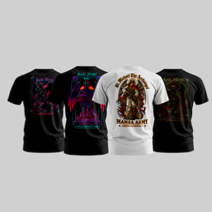 Kit Arcanjo 4 Camisetas Mamba Army