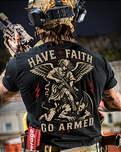 Camiseta Mamba Army Have Faith Go Armed