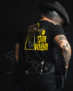 Camiseta Mamba Army Stay Violent - Jordan Salinas Tribute