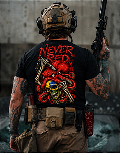 Camiseta Mamba Army Never Red Brasil