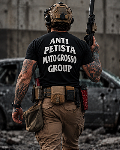 Camiseta Mamba Army Anti Petista Mato Grosso Group