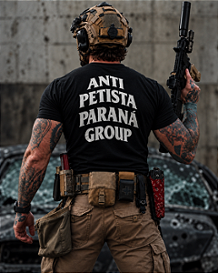 Camiseta Mamba Army Anti Petista Paraná Group