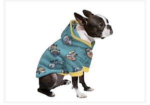 Roupa para Cães Inverno Blusão Soft Teddy com Capuz - Gaby Moda Pet