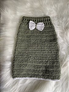 Roupa para Cachorro Linha em Crochê modelo Menta - By Carmen