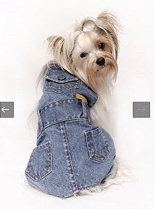 Jardineira Jeans Grossa Unissex REF 406 - PERICÃO