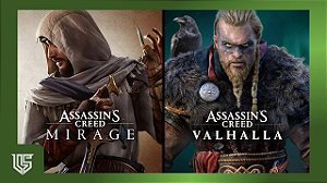 PACOTE ASSASSIN'S CREED MIRAGE + VALHALLA - XBOX