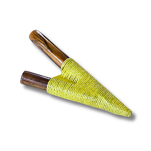 Kuripe de Bambu Amarelo Simples