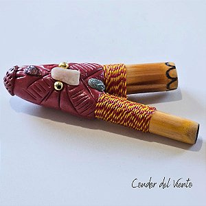 Kuripe Com Fio Encerado | Vermelho e Amarelo