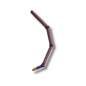 Tepi de Bambu Marrom e Roxo