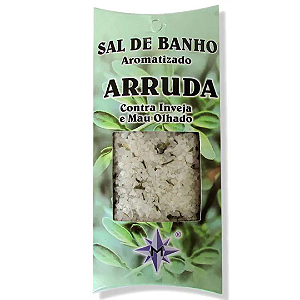 Sal de Banho Aromatizado com Ervas 100g - Arruda: Contra Inveja e Mau Olhado