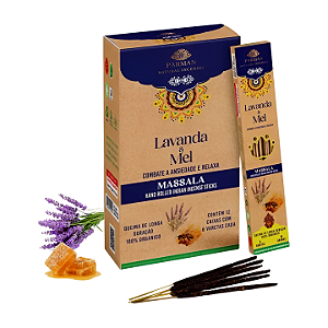 Incenso de Lavanda e Mel Massala Orgânico – Parman