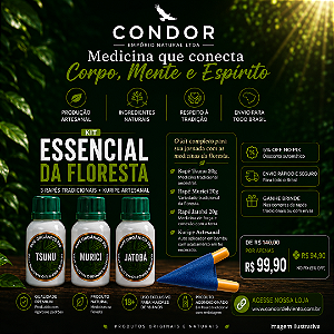 Kit Essencial da Floresta – Rapés Tradicionais com Kuripe Artesanal