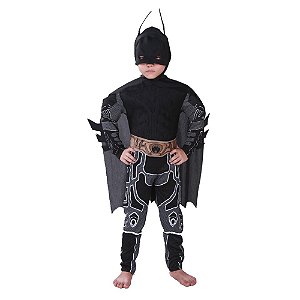 Fantasia Batman Com Músculos Infantil Heróis Promoção