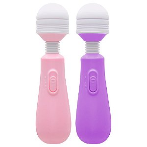 Vibrador Varinha Mágica 2 Vibrações Flexível 15 X 3Cm Vipmix