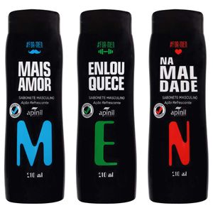 Sabonete Líquido Masculino 210Ml Apinil