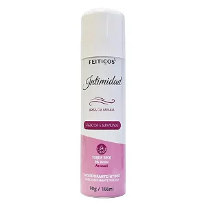 Intimidad Desodorante Íntimo Toque Seco 90G/166ml Feitiços Aromáticos