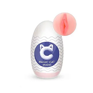 Magic Cat Spouse Egg em CyberSkin Formato Vagina
