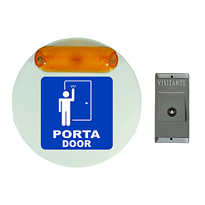 Campainha Luminosa Alerta Recepção para Quarto PCD PNE - Sem Fio