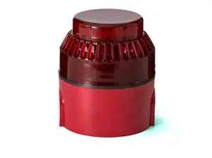 Sirene Audiovisual 12/24V IP65 à Prova de Tempo Área Externa