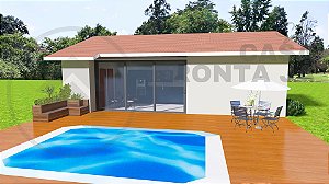 37,51M² - Casa Modelo Espaço Gourmet