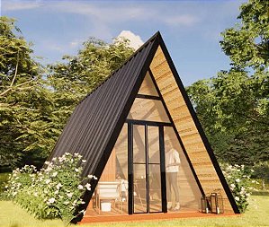 Chalé a-FRAME TUBULAR 20 M²