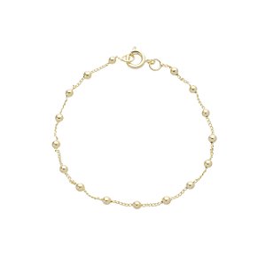 Pulseira Baby Bolinha Dourado
