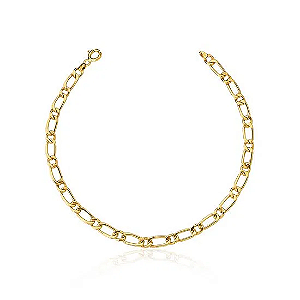 Pulseira Masculina Fígaro 1x1 2mm