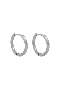 Brinco Argola Slim Masculino • Aço Inox