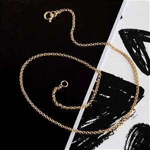 olar De Elinhos Infantil Masculino (35cm) • Banhado a Ouro 18k