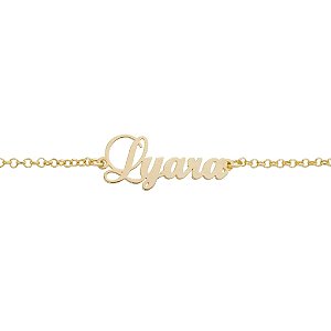 Pulseira Infantil Nome Personalizado • Banhado a Ouro ou Prata