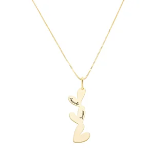 Colar Corações Verticais + nomes Personalizado • Banhado a Ouro ou prata