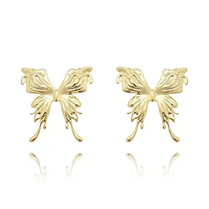 Brinco Borboleta Detalhado • Banhado a Ouro 18k