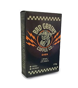 BAD GRAINS COFFEE DARK 84 PONTOS TORRA ESCURA 250G
