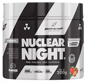 Pré-treino Nuclear Night (sem Cafeína) 200g - Bodyaction