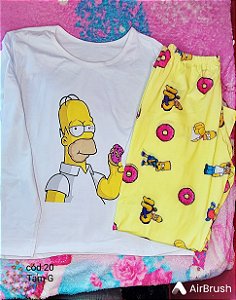 Pijama de frio do Simpsons