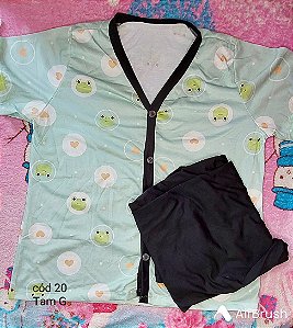 Pijama meia estação.