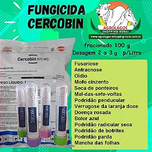 Fungicida Cercobin 875 WG 100 gr - Composição Ttiofanato-Metilico