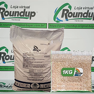 Herbicida Roundup WG720 1 kg -  Glifosato 72% - Mata Mato Granulado