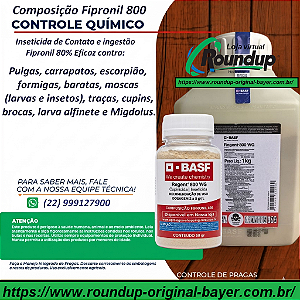 Inseticida Regent 800 WG Fracionado 50 g - Fipronil 80%