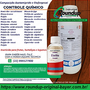 Inseticida Eleitto Fracionado 100 ml - Composição Acetamiprido e Etofenproxi