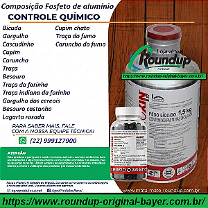 Inseticida Gastoxin Fracionado 10 gr - Composição Fosfeto de alumínio