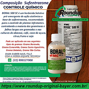 Herbicida Boral 500 SC - Fracionado 50 ml - Sulfentrazona Mata Tiririca seletivo para gramas e jardins