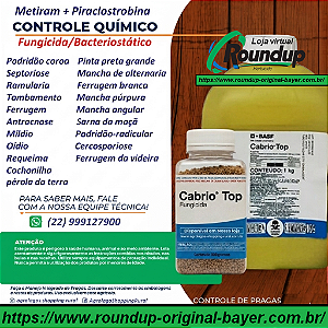 Fungicida Cabrio Top Fracionado 100 gr - Composição Metiram + Piraclostrobina