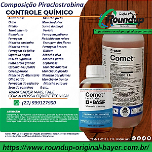 Fungicida Comet Fracionado 100 ml - Composição Piraclostrobina