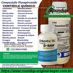 Fungicida Orkestra Fracionado 100 ml - Composição Fluxapiroxade