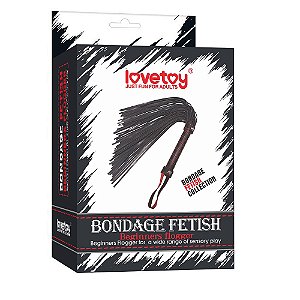 Chicote Luxo - Bondage Fetish Beginners Flogger - LOVETOY